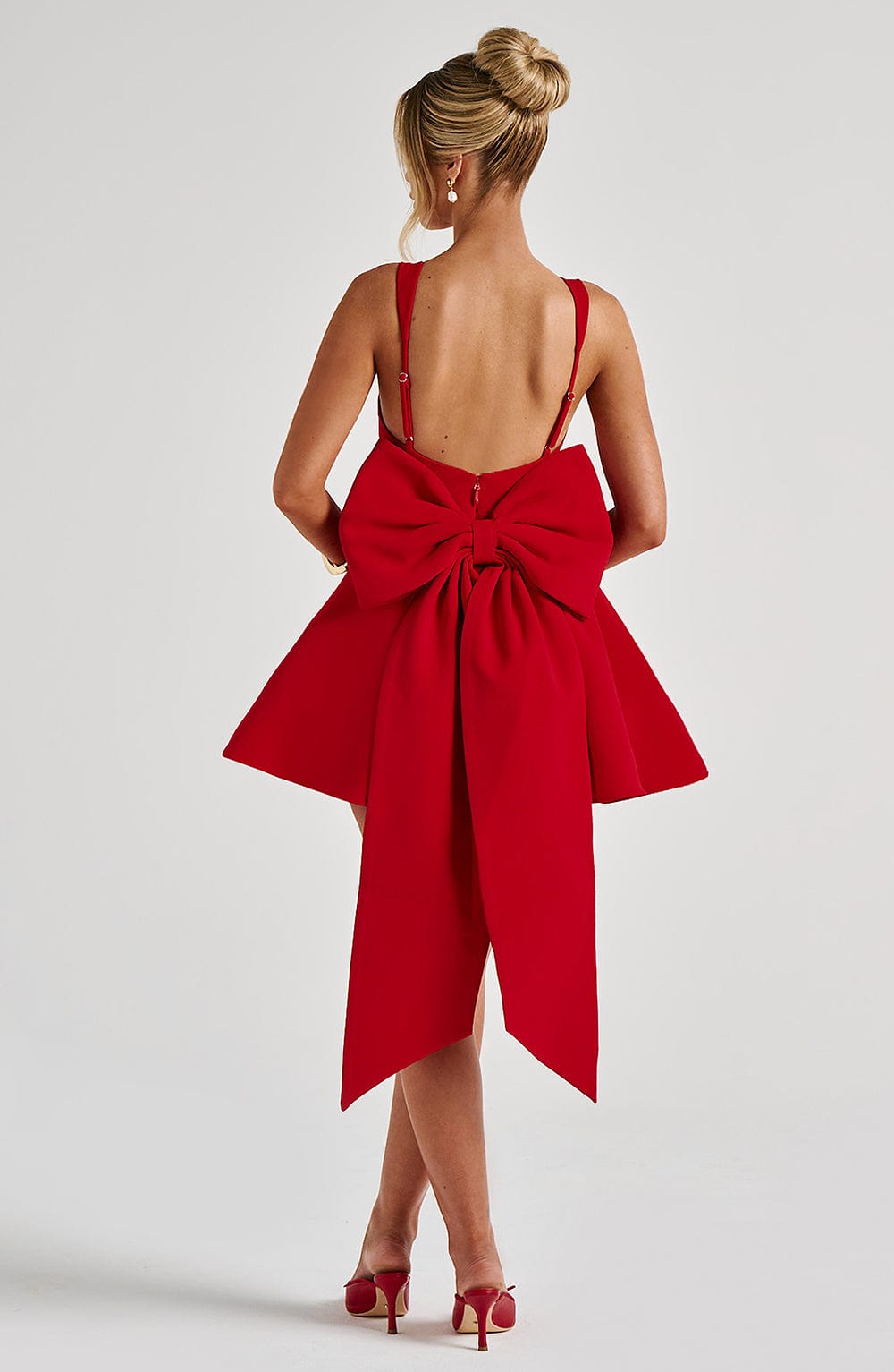 Mini Sukienka Rue - Czerwona