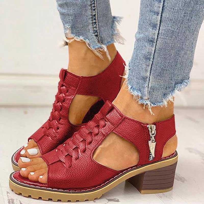 Mina | Sandały Thalia (Stabilność Komfort + Obcas) Nowa Kolekcja