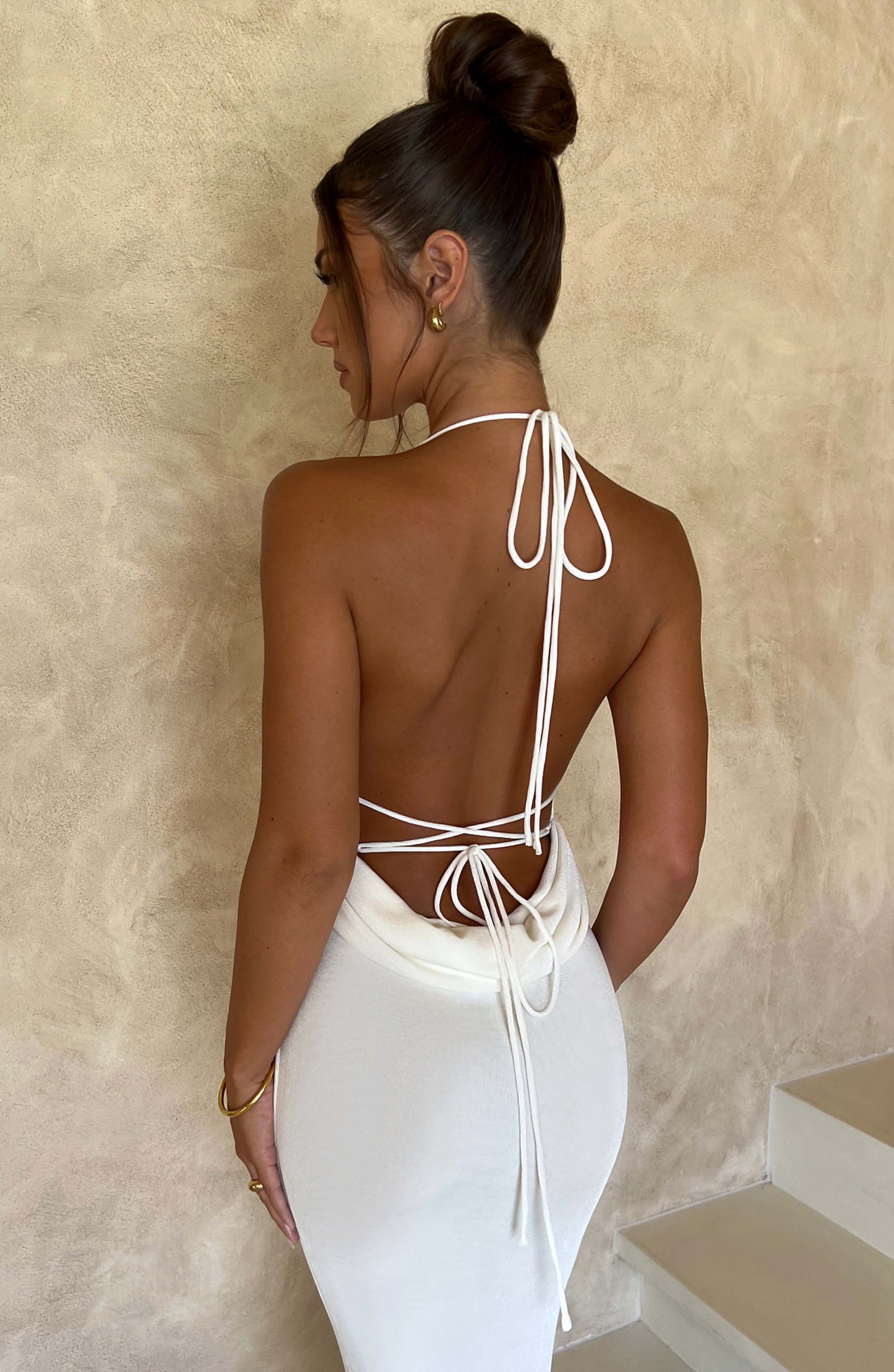 Sukienka Maxi Talisa - Perłowa