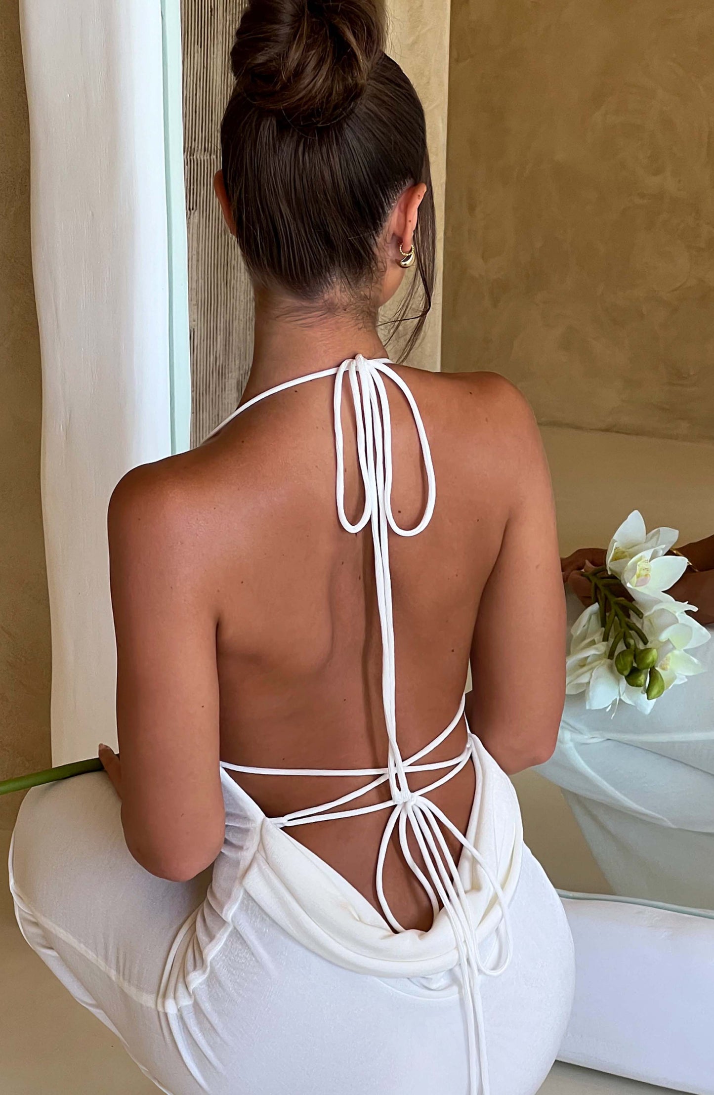 Sukienka Maxi Talisa - Perłowa