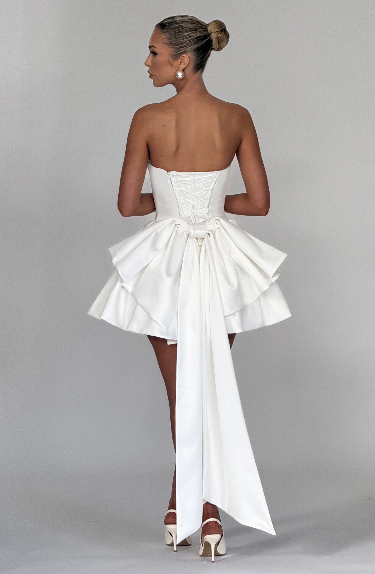 Minispódniczka Trinity - Kremowa