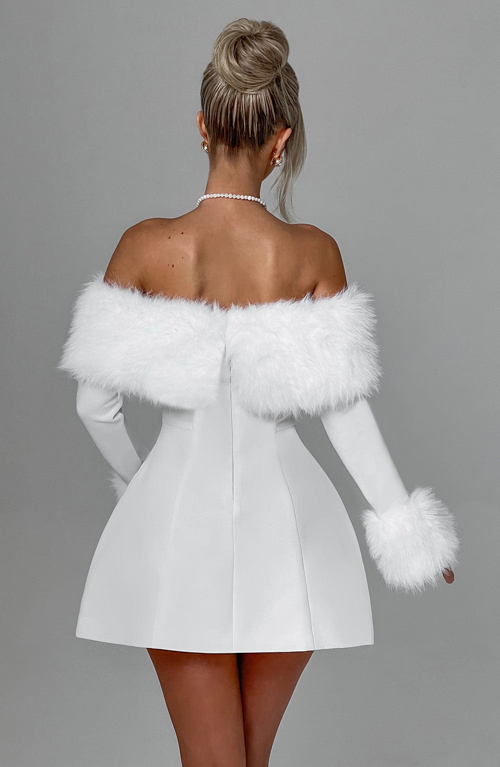 Mini Sukienka Villanelle - Kość słoniowa