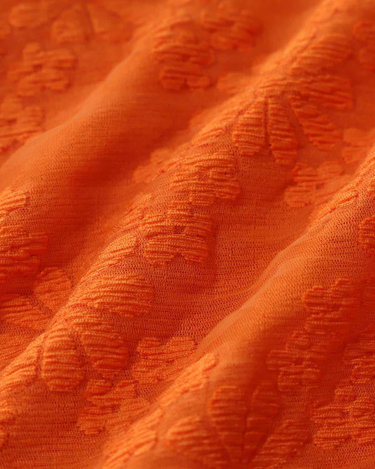 Conjunto de Bikini Bralette Jacquard Naranja