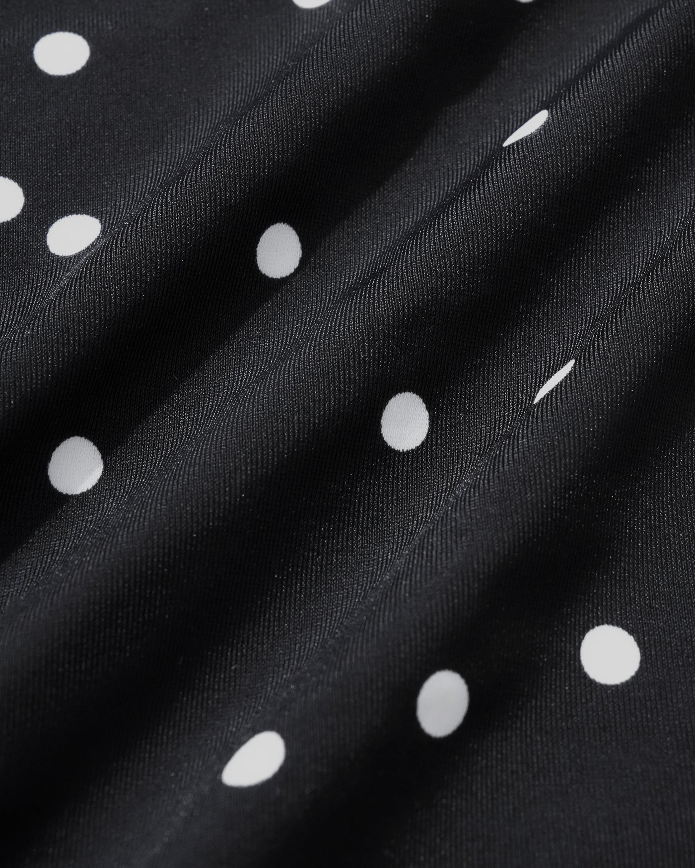 Traje de Baño de Una Pieza con Lunares Negros