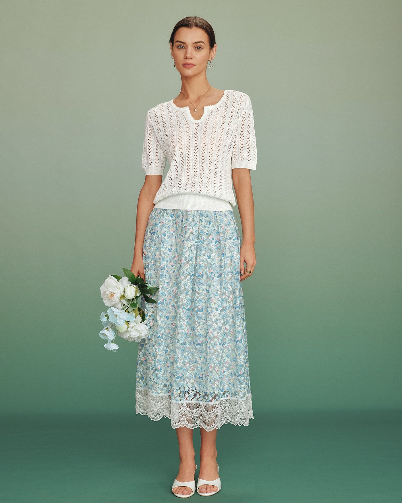 Suéter Texturizado Viscoso Off White