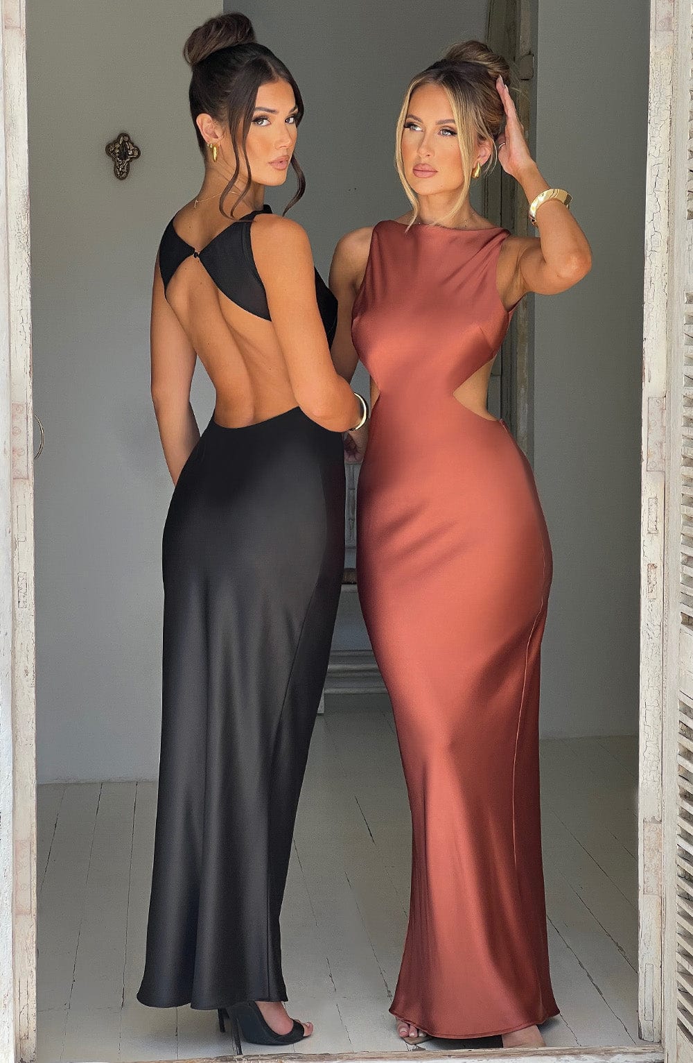 Długi sukienka Yves - Czarny