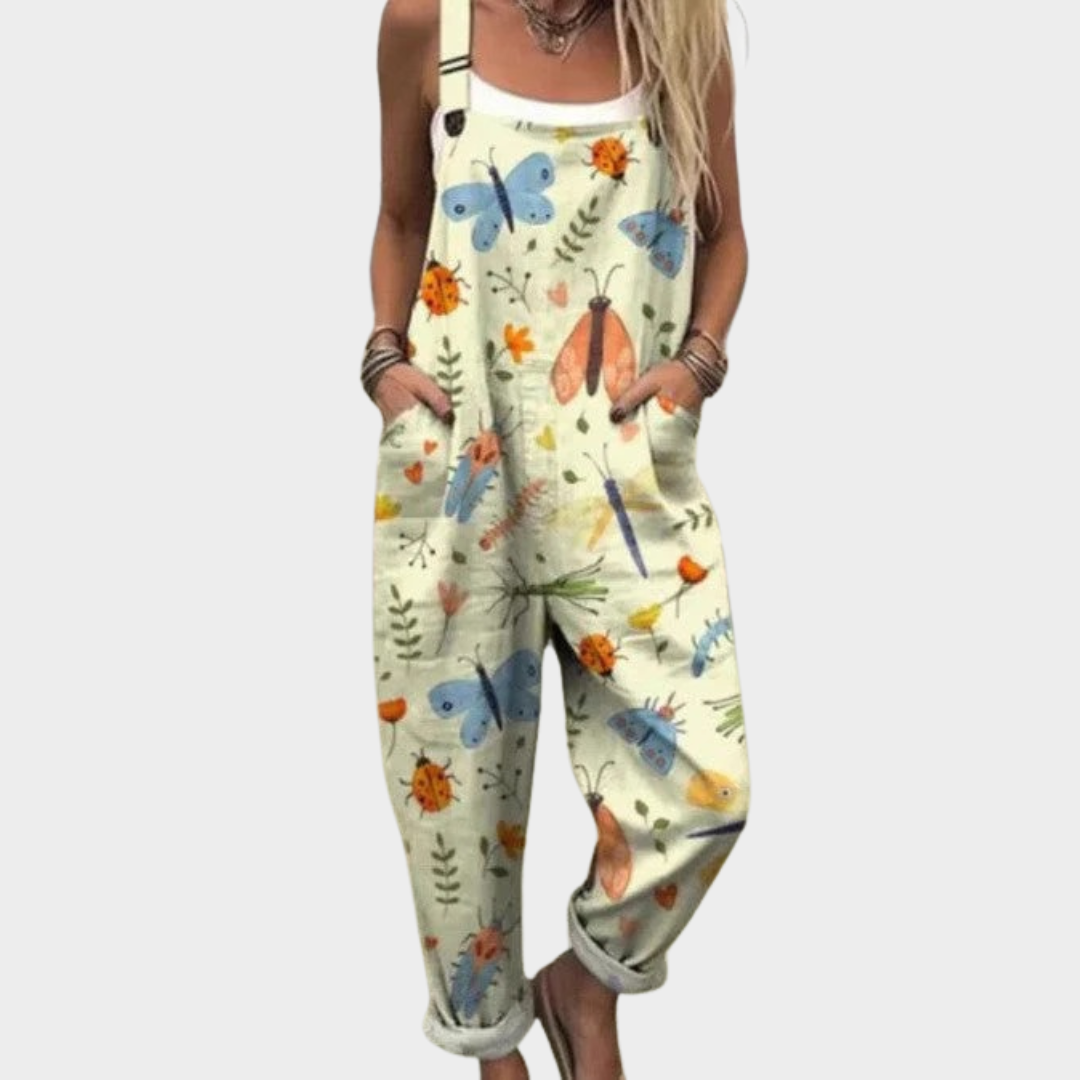 Cómoda Pantalón de Tirantes Impreso
