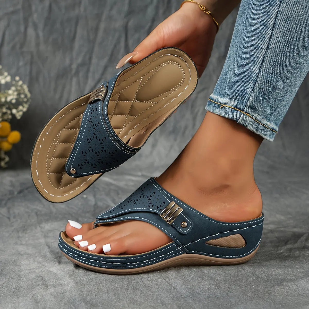 Joséphine | Sandalias Ortopédicas entre los dedos