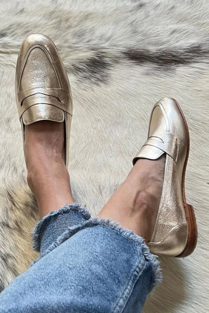 Camélia | Mocasines Metalizados