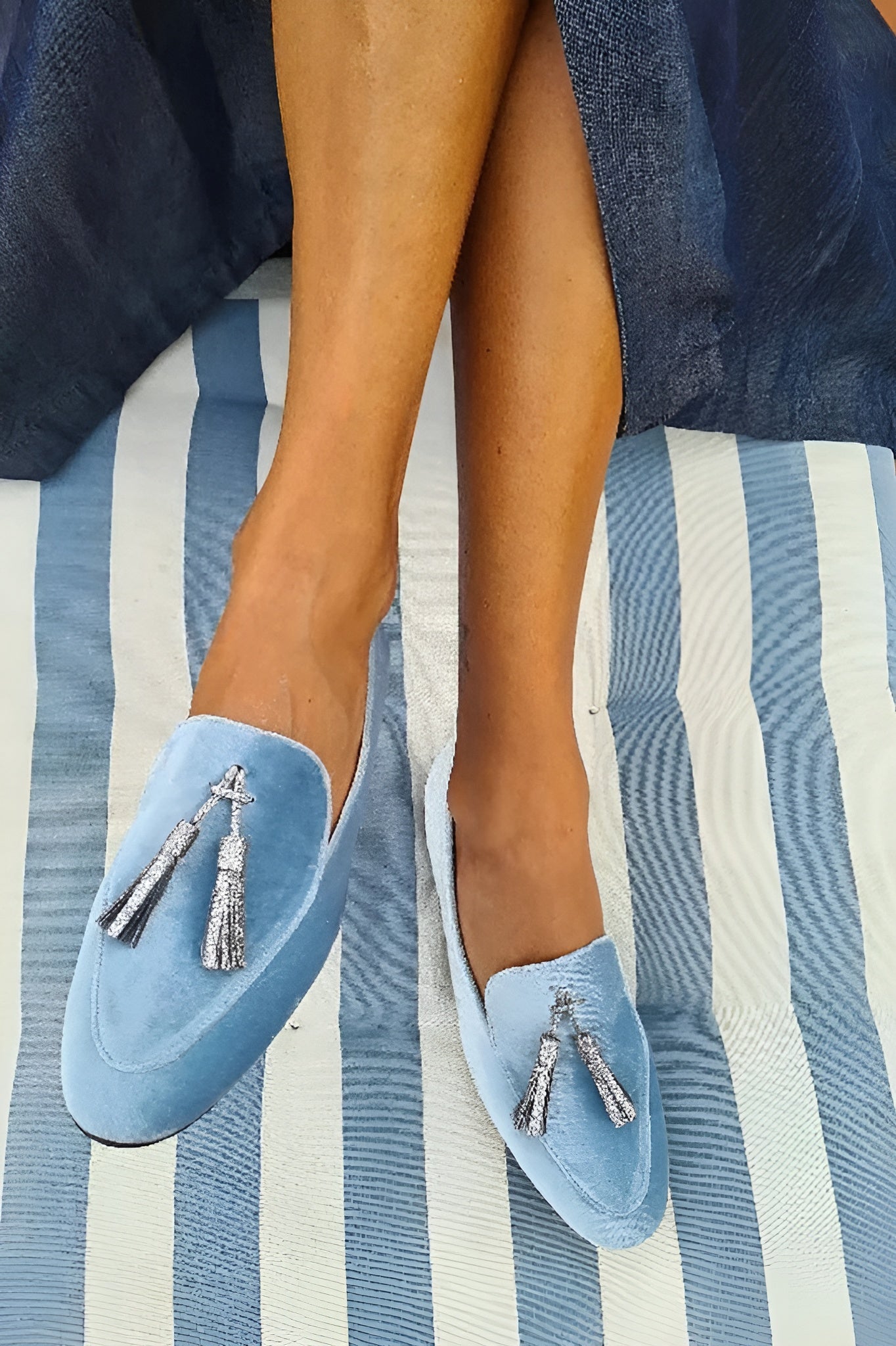 Luna | Mocasines con Pompones