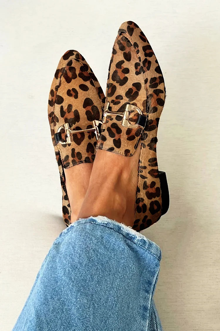 Léonora | Mocasines Leopardo Chic