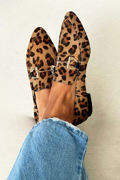 Léonora | Mocasines Leopardo Chic