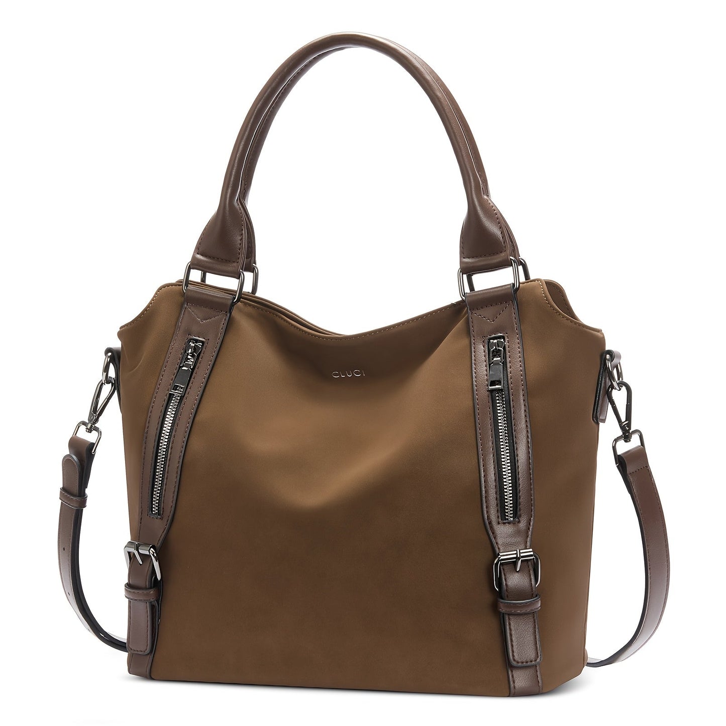 Laurine | Bolso Tote Elegante Multi-Cremalleras
