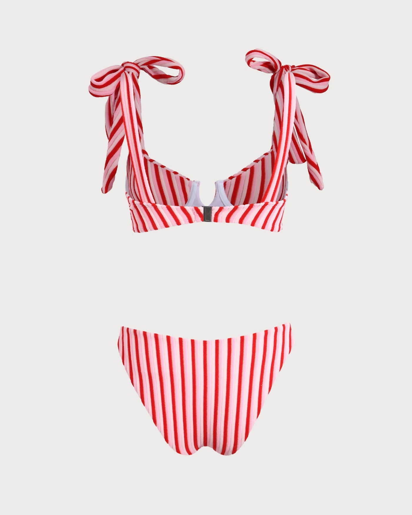 Conjunto de Bikini a Rayas Rosa