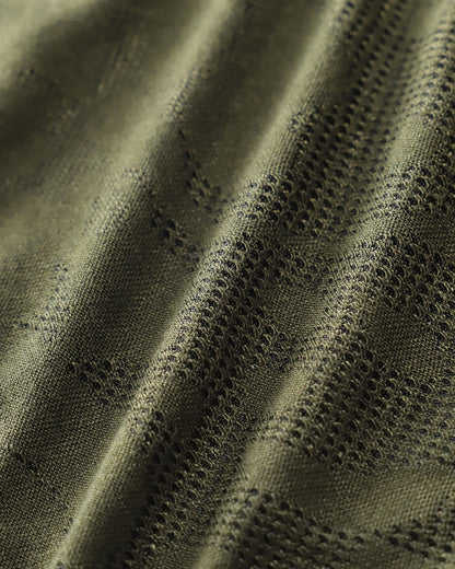 Conjunto de Bikini Jacquard Verde Militar