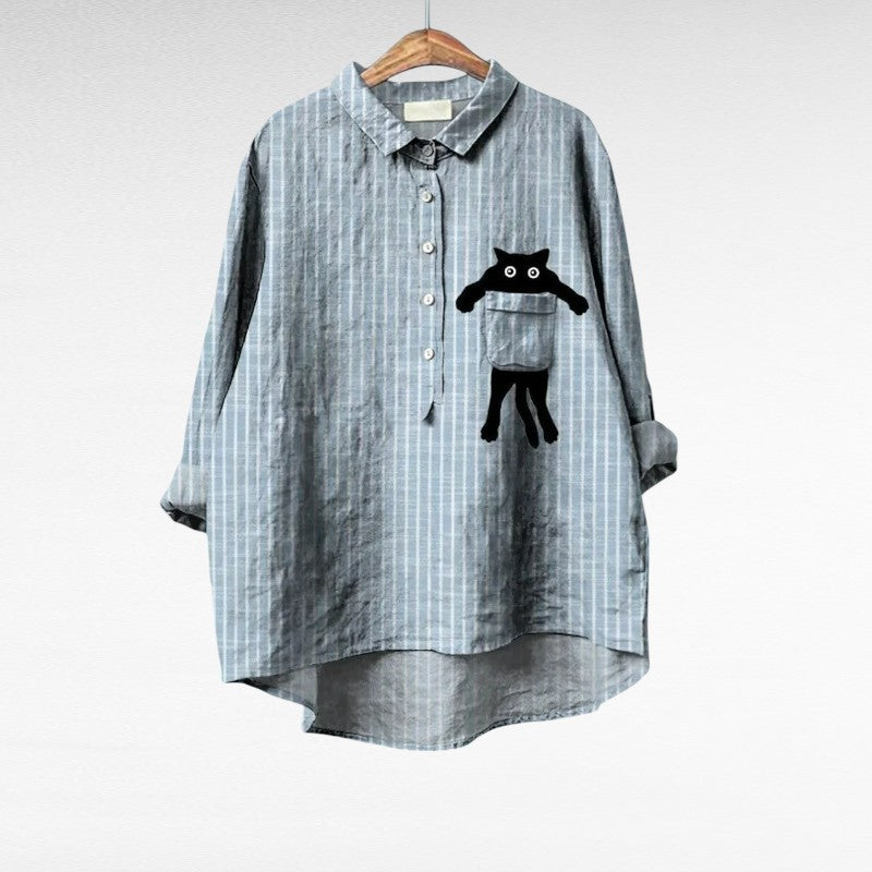 Capucine | Blusa Rayada Fantasía
