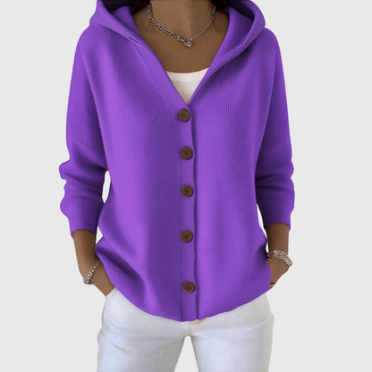 Ophélie | Cárdigan con Capucha Casual