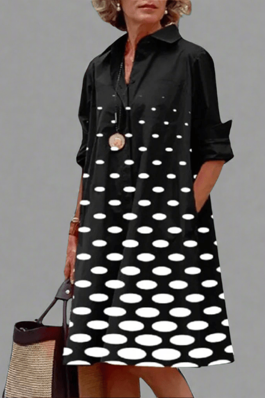 Coralie | Vestido Midi Gráfico