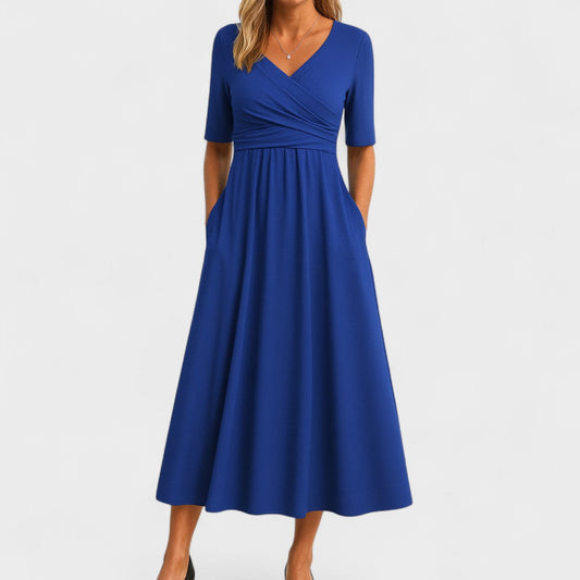 Émilie | Vestido Maxi Cruzado Elegante
