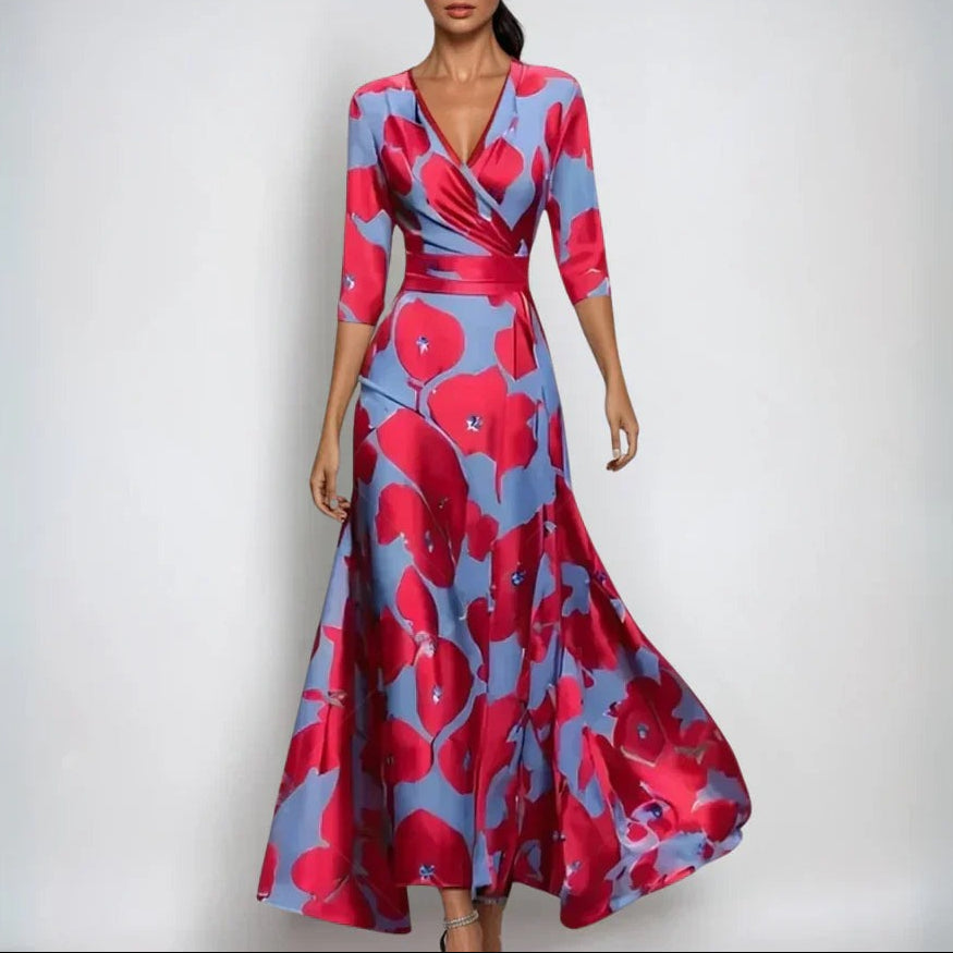 Sanne™ - Vestido cómodo con mangas tres cuartos
