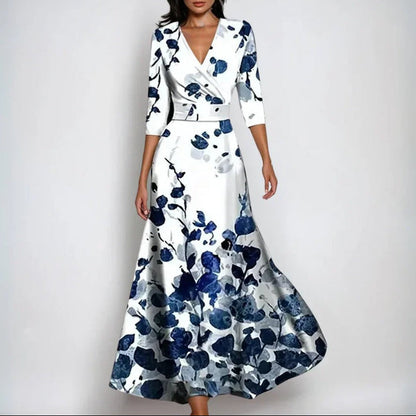Sanne™ - Vestido cómodo con mangas tres cuartos