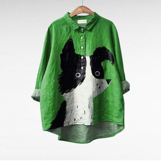 Charlotte | Blusa Perro Gráfico
