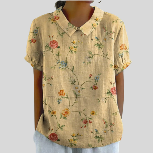 Margot | Blusa Fleurs Vintage