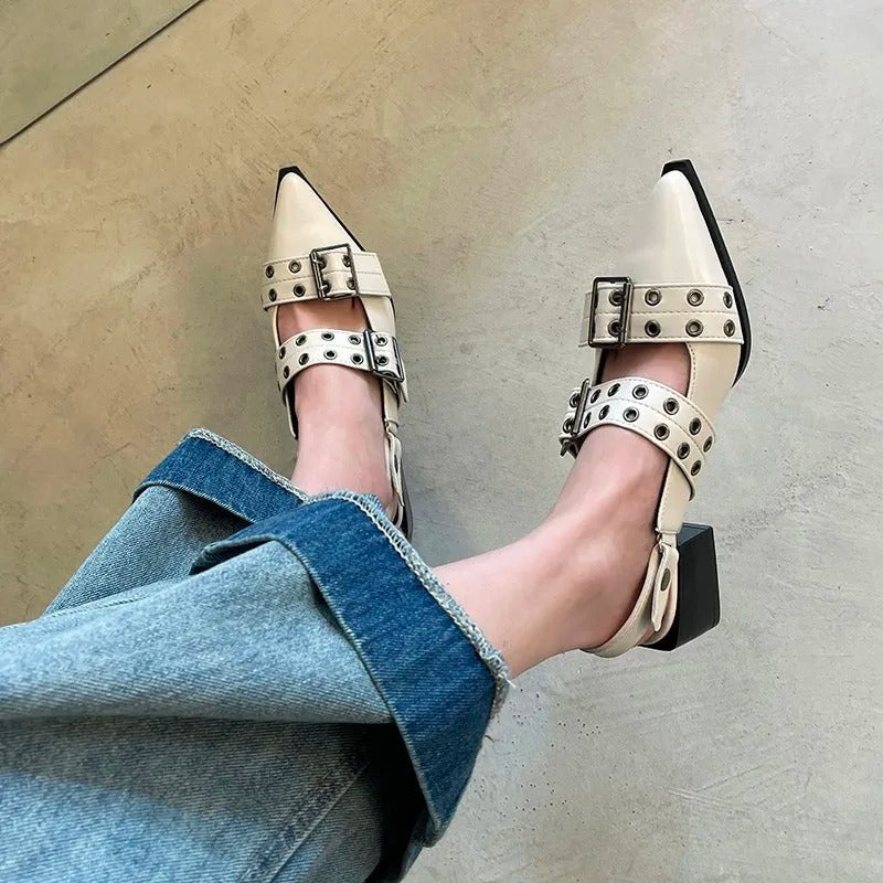 Poliana | Eleganckie sandały z koronki