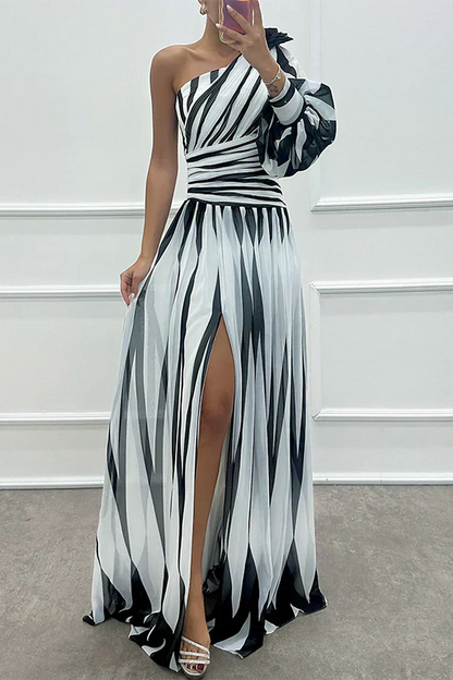 Fenna™ - Elegante vestido largo con un hombro