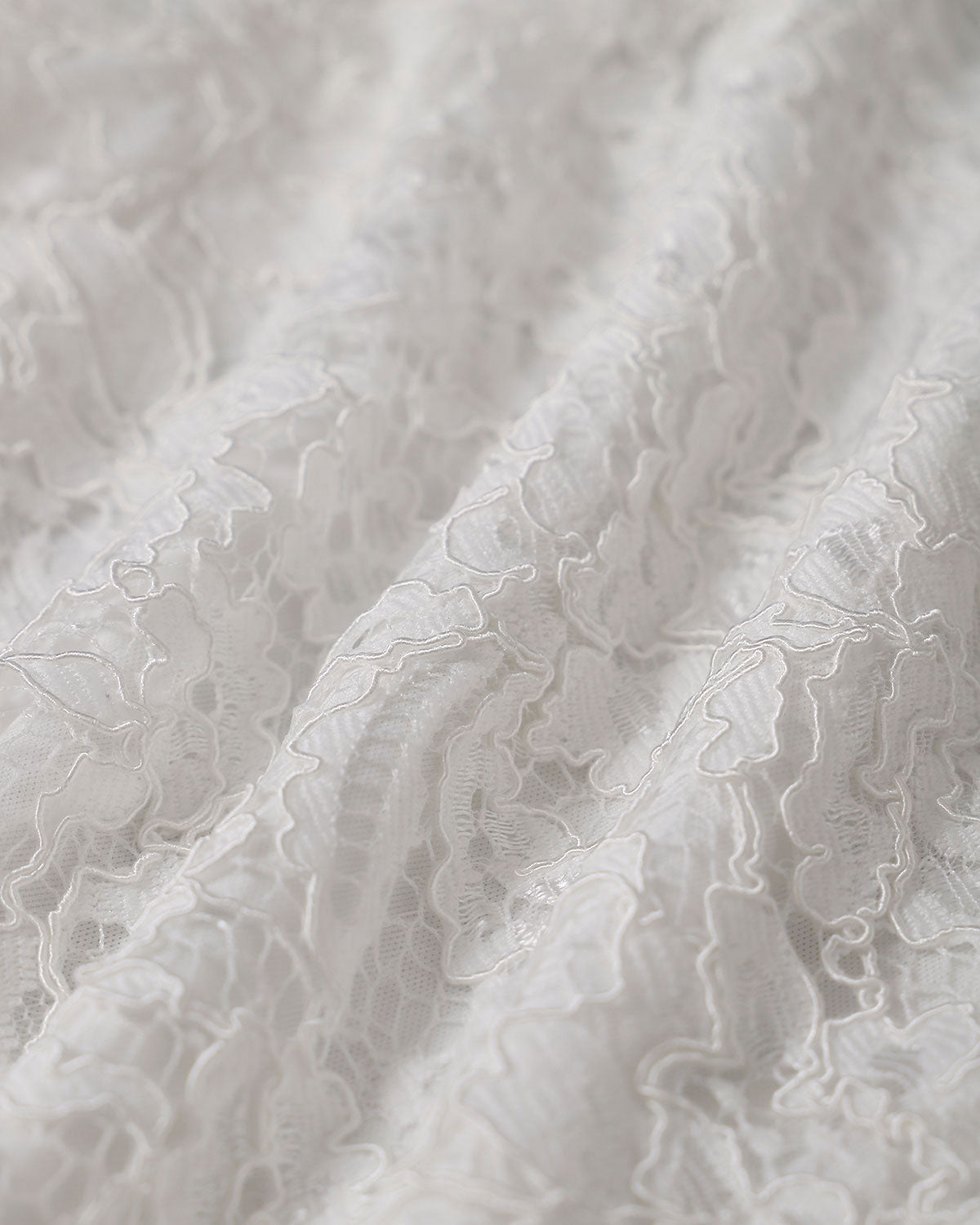 Vestido Mini Sin Mangas con Cuello de Encaje Blanco