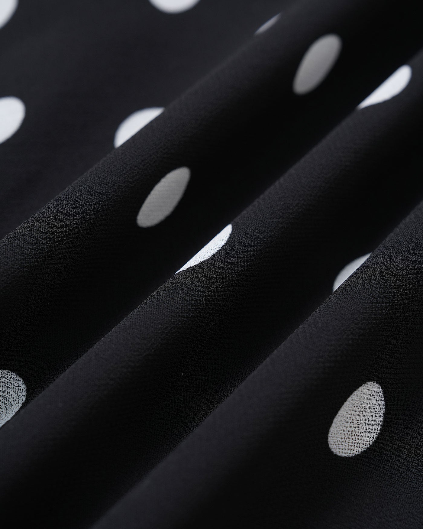Vestido Maxi Sin Mangas con Lunares Negros