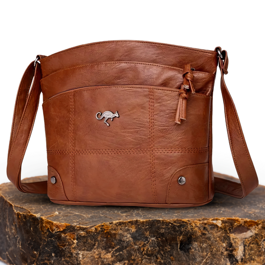 Manon | Bolso Bandolera de Cuero Vintage Patchwork