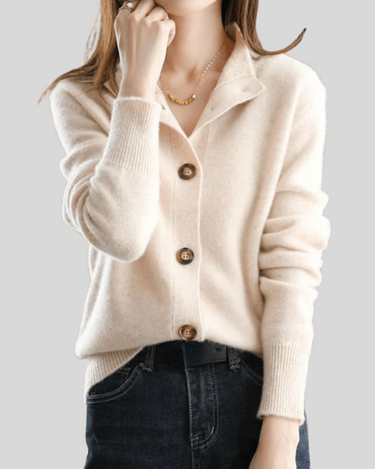 Adèle | Cardigan Botón Chic
