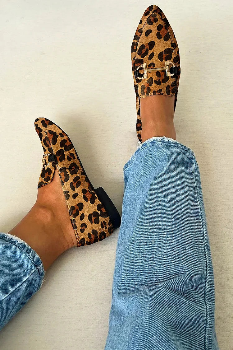 Léonora | Mocasines Leopardo Chic