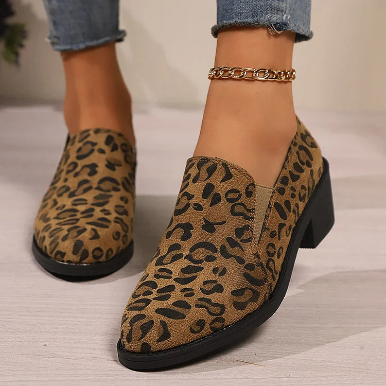 Savina | Mocasines Leopardo Confort