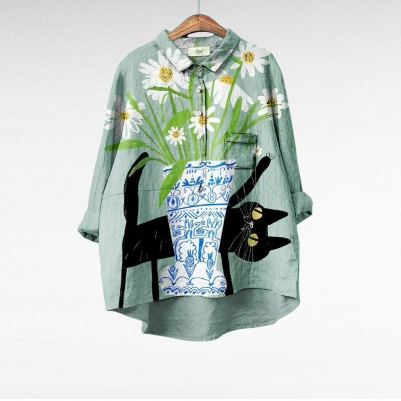Alicé | Blusa Artística Poética
