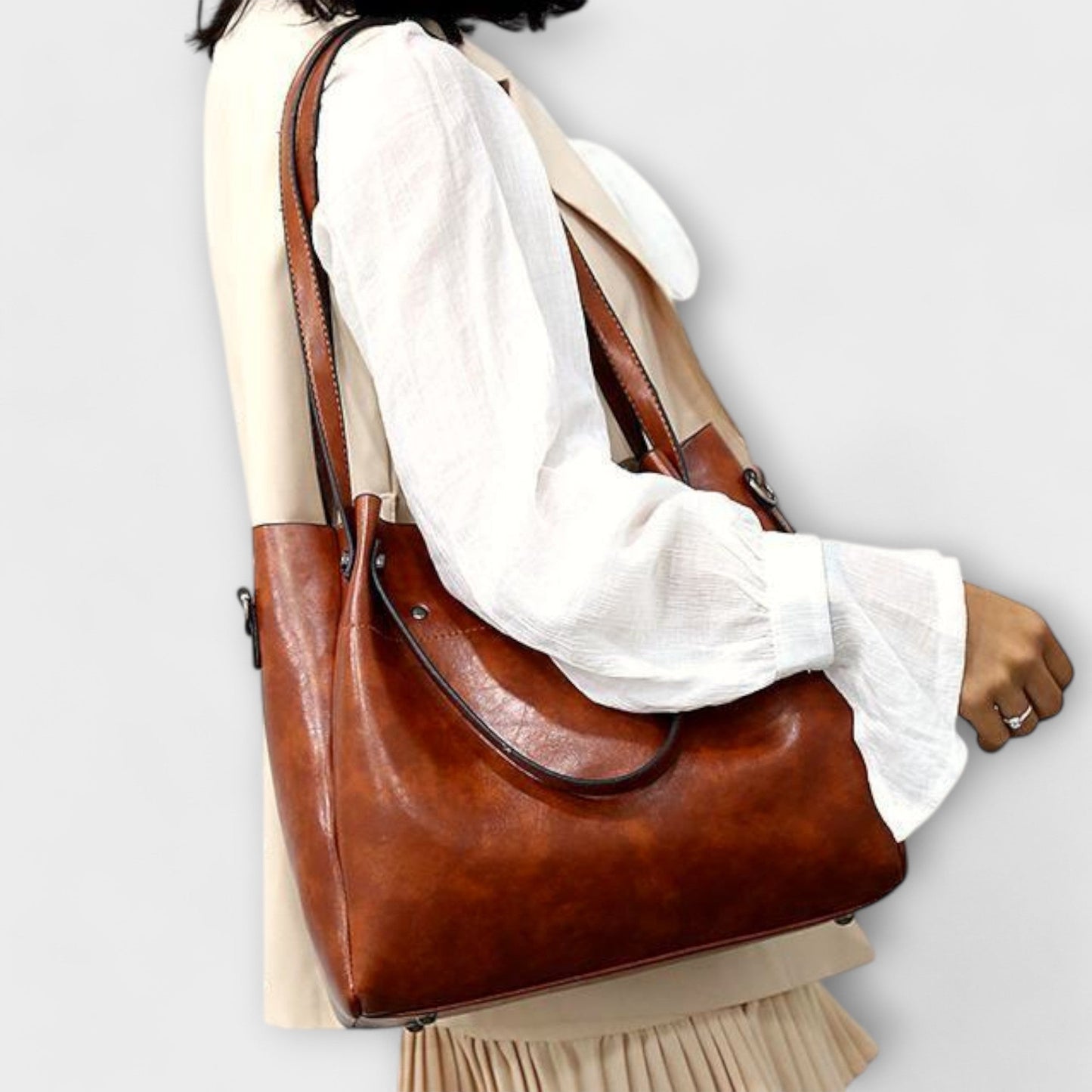 Émilie | Conjunto de 3 Piezas Bolsa y Clutch Elegancia Vintage