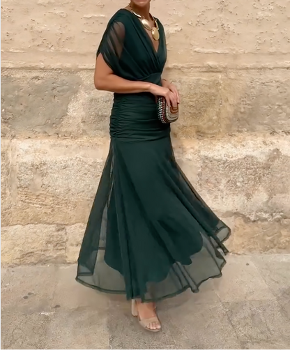 Lady™ - Vestido envolvente con corte drapeado