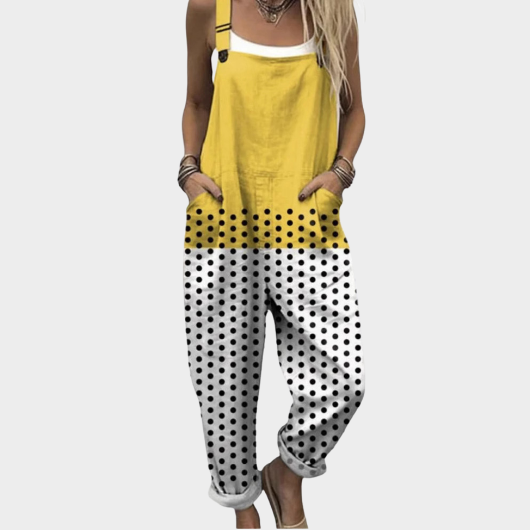 Cómoda Pantalón de Tirantes Impreso