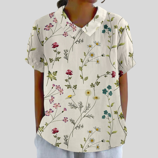 Béatrice | Blusa Botánica Fina