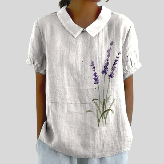 Renée | Blusa Floral Minimalista