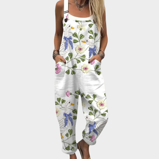 Cómoda Pantalón de Tirantes Impreso