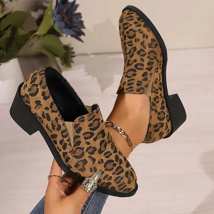 Savina | Mocasines Leopardo Confort