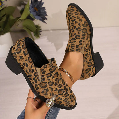 Savina | Mocasines Leopardo Confort