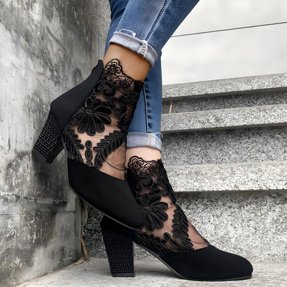Isabelle | Tacones Encaje