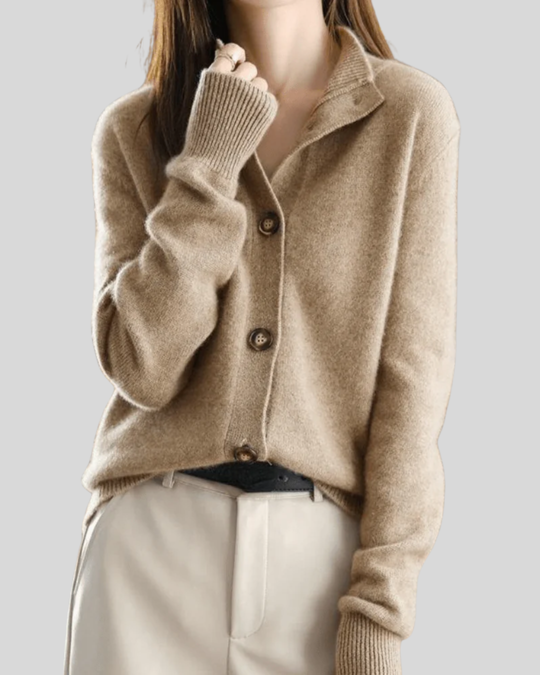 Adèle | Cardigan Botón Chic