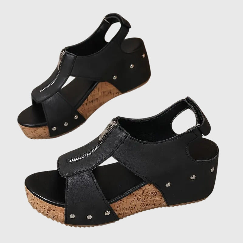 Bridie | Sandalias Ortopédicas Con Plataforma