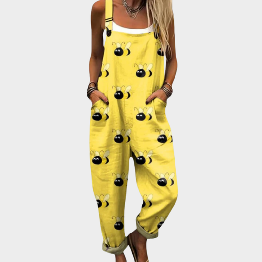 Cómoda Pantalón de Tirantes Impreso