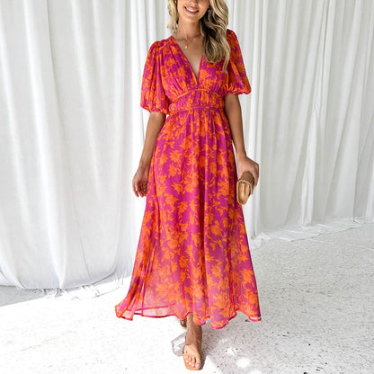 Luna™ - Vestido Midi de Flora Moderno