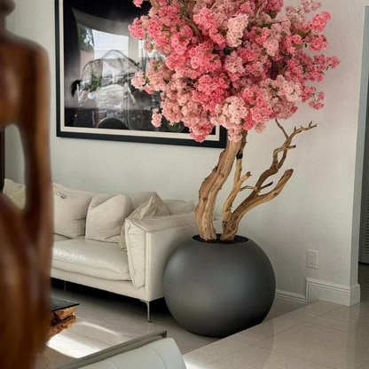 Árbol de Flor de Cerezo en Globo Mate